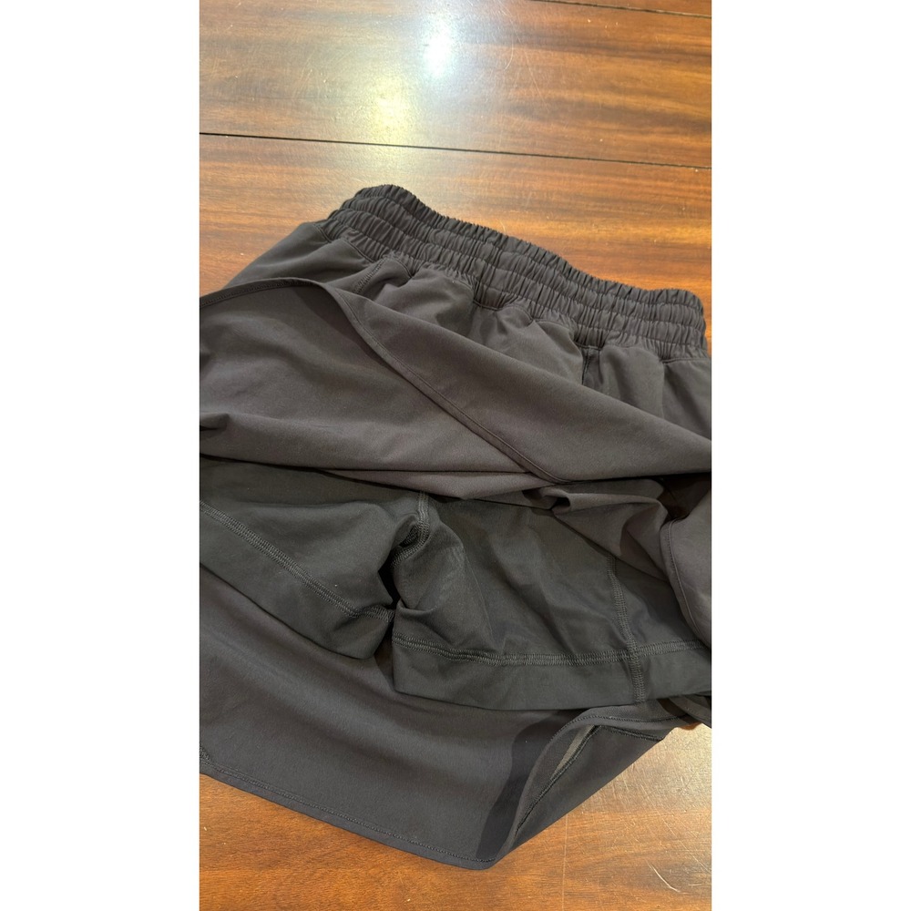 Lululemon Black Athletic Skort with Mesh Trim and Built-in Shorts Size 4 - Picture 7 of 16